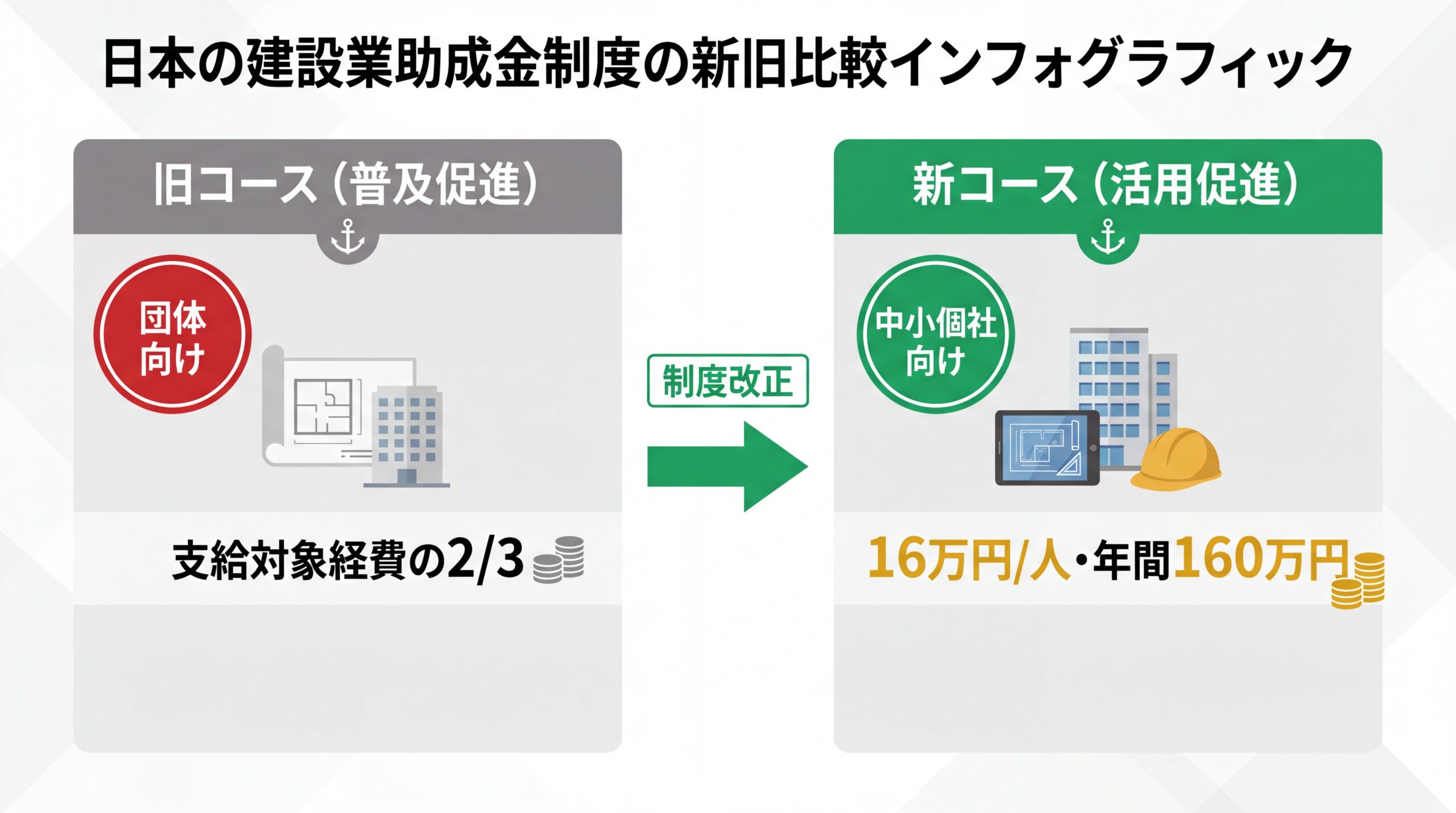 CCUS活用促進コース：旧普及促進コースとの比較