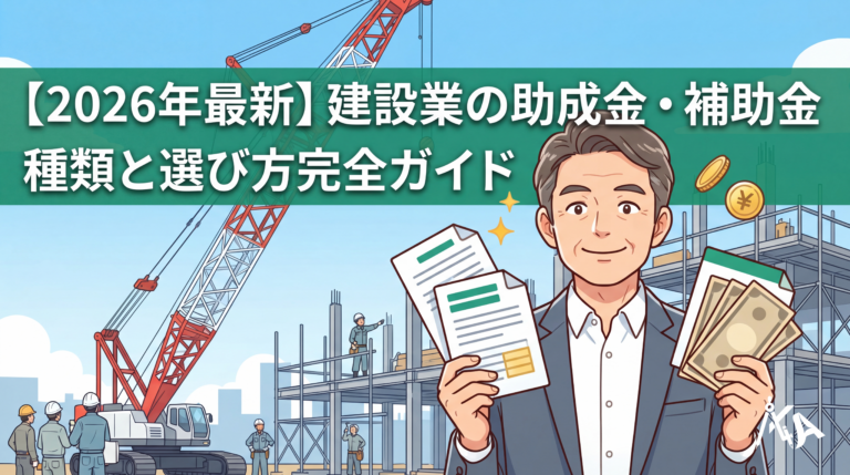 建設業の助成金・補助金完全ガイド アイキャッチ画像