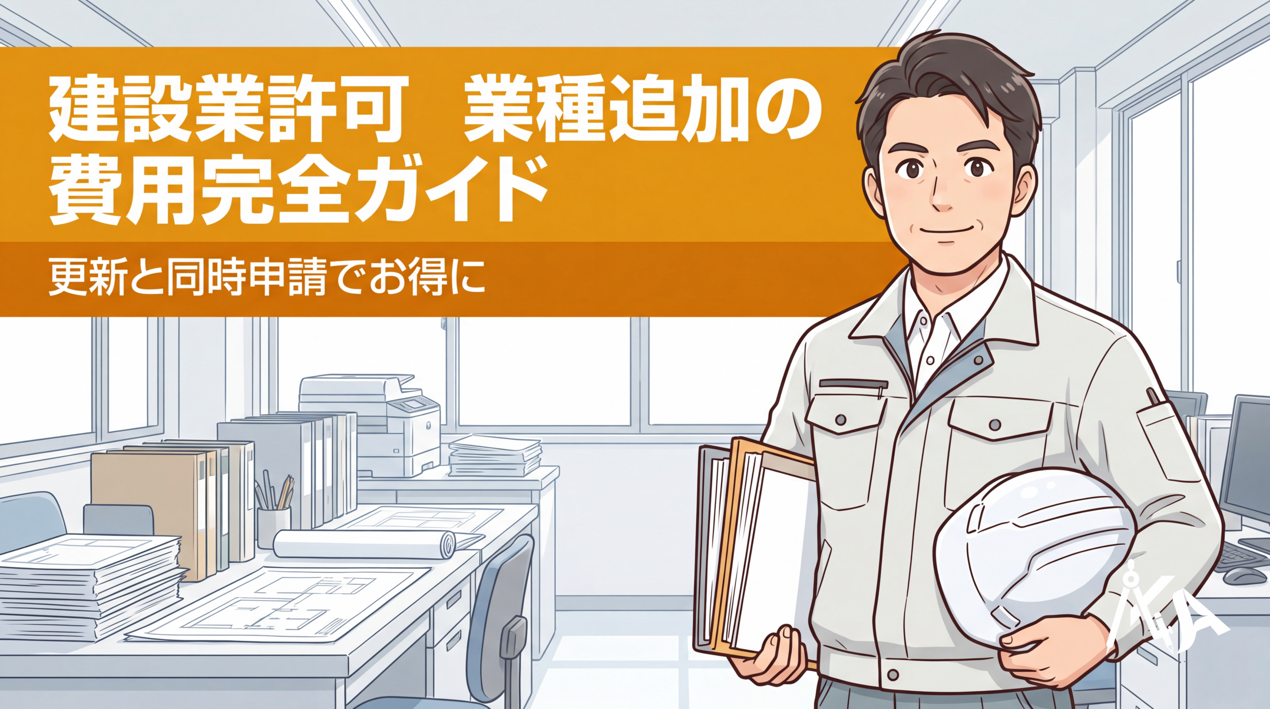 建設業許可の業種追加費用完全ガイド アイキャッチ画像